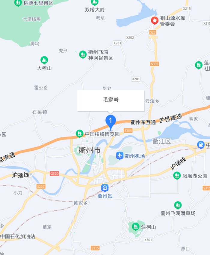 衢州市看守所导航